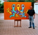 Die drei Grazien und ich, 2006 Oelfarbe auf Leinwand 140 x 230