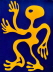 Marsmaennchen, erstmals zu irdischer Pop-Musik tanzend, 2001 Oelfarbe auf Leinwand 60 x 80